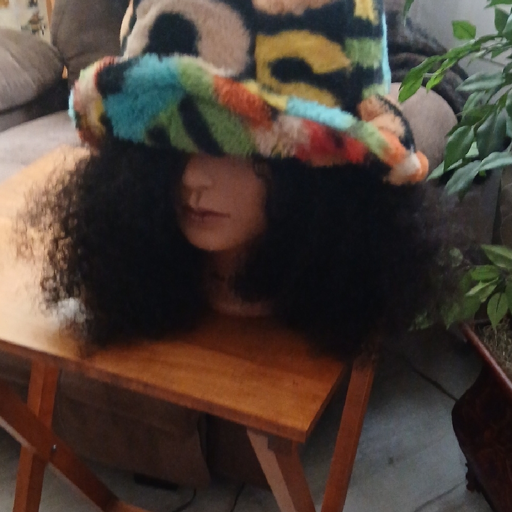 Colorful Fuzzy Bucket Hat
